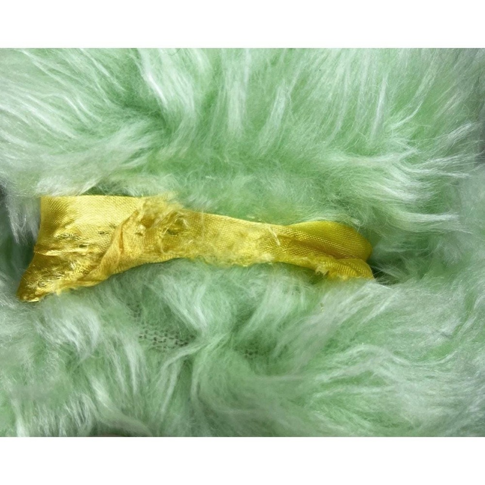 Vintage 50s Rushton Green Plush Mouse 18" Yellow Ribbon‎ Atlanta, GA HTF - Picture 6 of 7